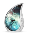 Surfer-Ocean Themed Cremation Urn - Urns For Ashes Large