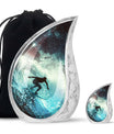 Surfer-Ocean Themed Cremation Urn - Urns For Ashes Large