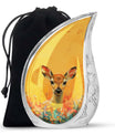 Beautiful Deer Funeral Urn for Human Ashes - Cremation Urn for Mom and Dad