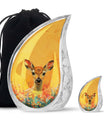 Beautiful Deer Funeral Urn for Human Ashes - Cremation Urn for Mom and Dad