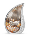 Forest Rabbit Meadow - Rabbit Urn Memorial, Funeral Shape Urn