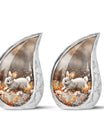 Forest Rabbit Meadow - Rabbit Urn Memorial, Funeral Shape Urn