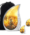 Sunset Baby Bunny Rabbit Urn - Beautiful Memorial For Pets Ashes