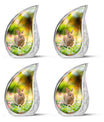 Bunny Rabbit Garden Urn - Beautiful Pet Memorial with Nature Design