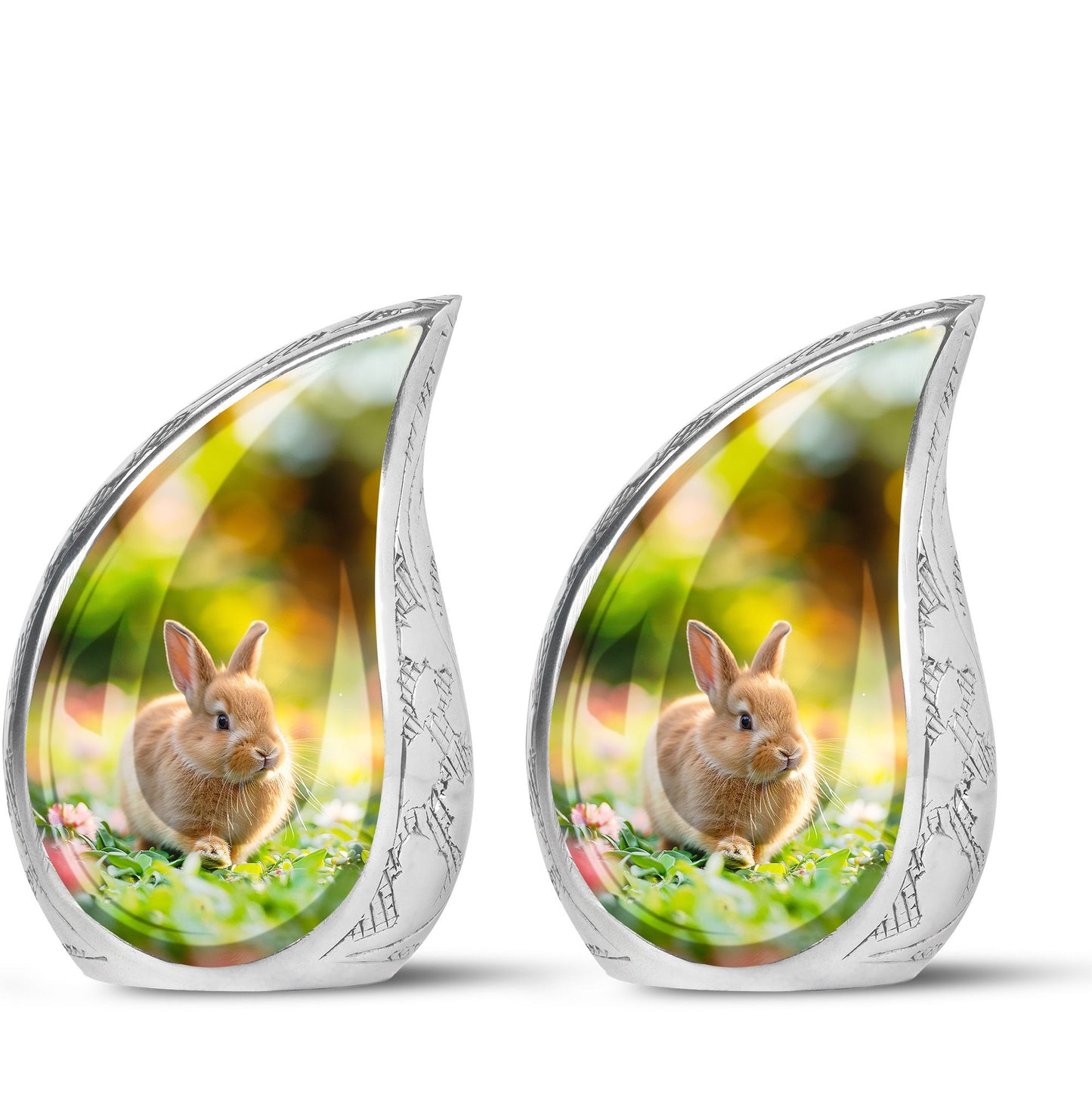Personalized Pet Memorial Urn for Pet Ashes - 10-inch, 200 cu in - Yatskia