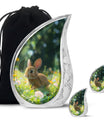 Summer Bunny Burial Urn - Decorative Unique Urns For Burial Ashes