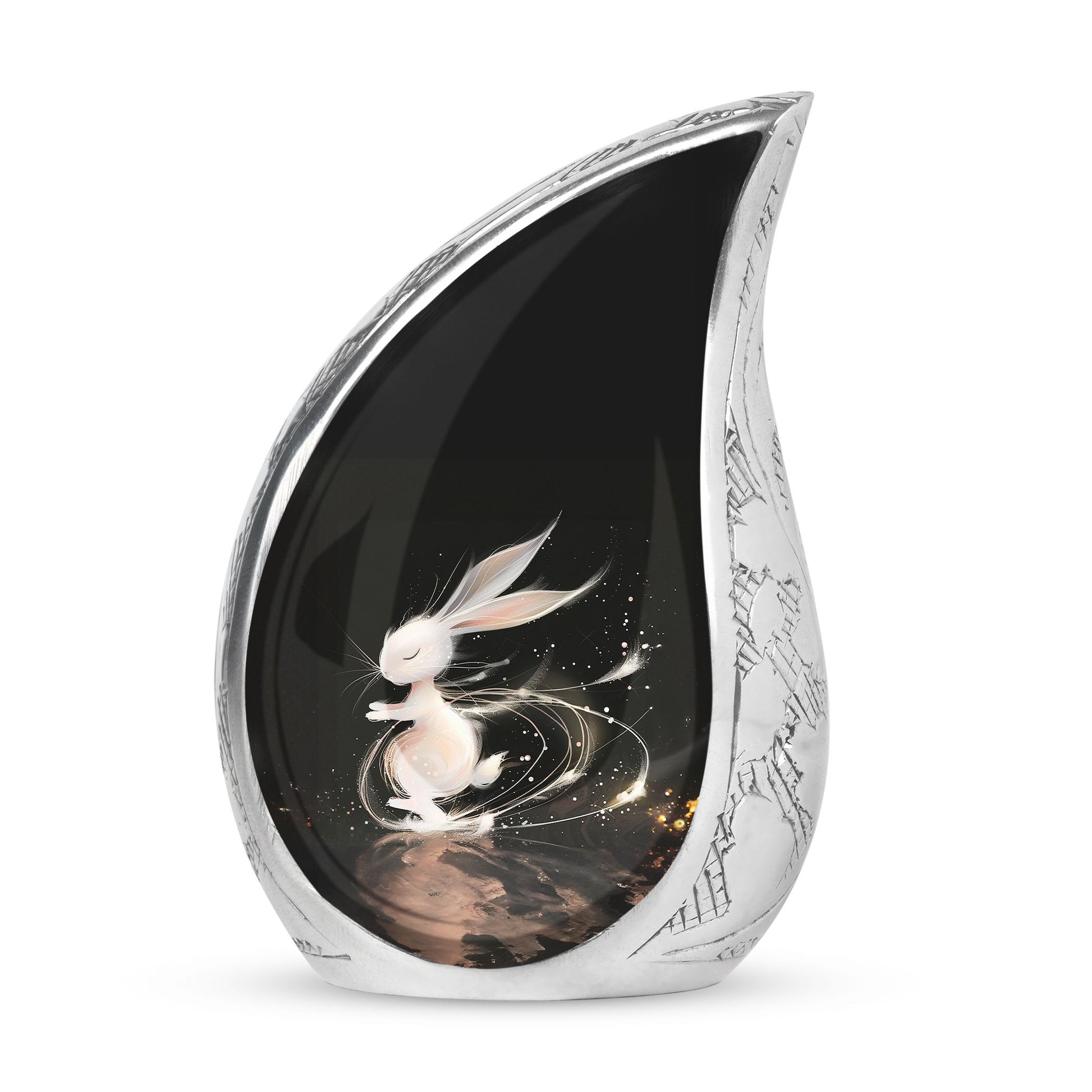 Sleeping Bunny Rabbit Urn - Personalized Pet Urns For Ashes