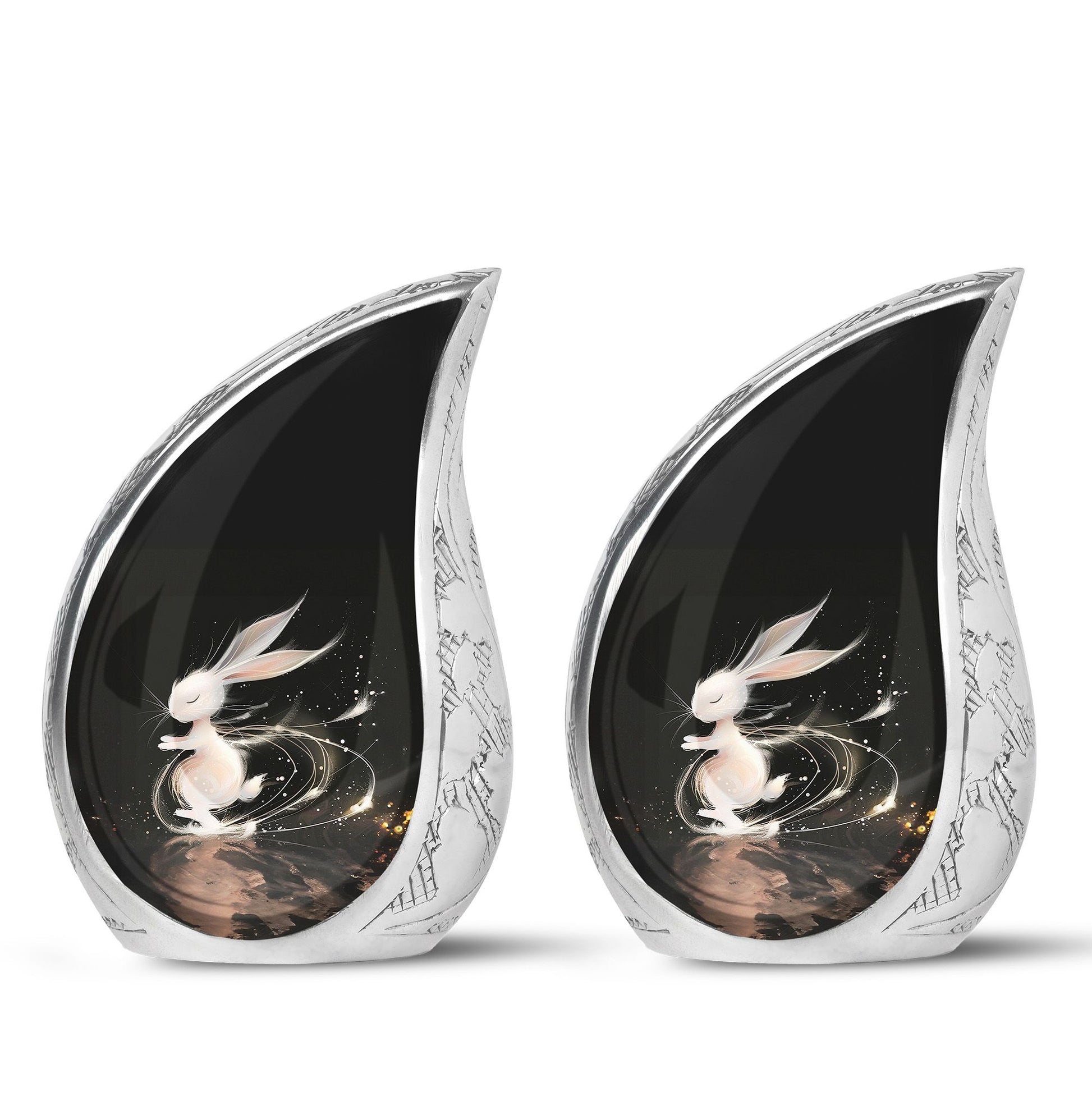 Sleeping Bunny Rabbit Urn - Personalized Pet Urns For Ashes