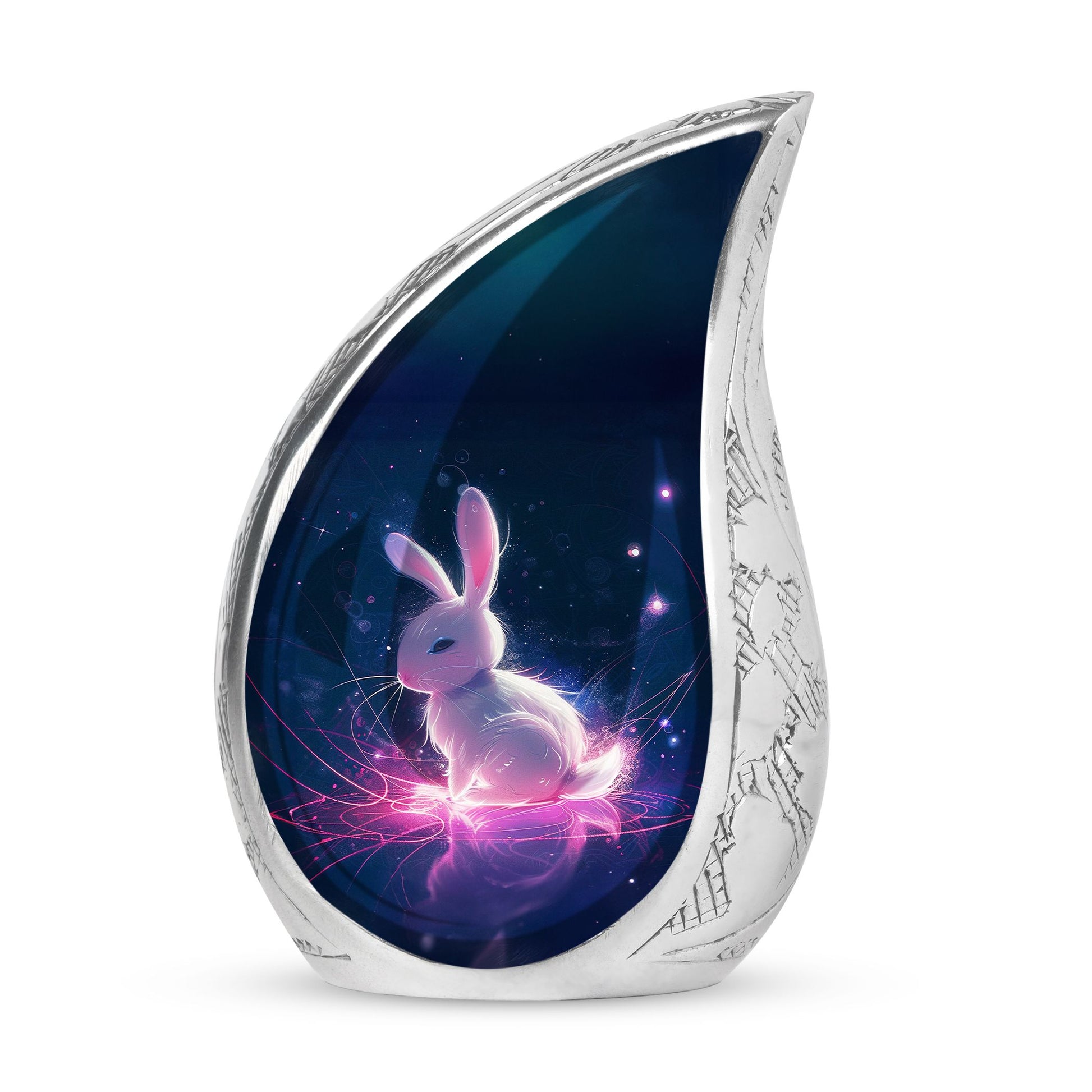 Baby Bunny Rabbit Urn - Large Memorial Funeral Urn For Ashes