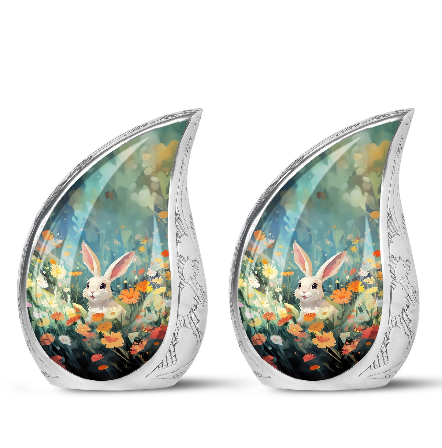 Colorful Personalized Pet Cremation Urn for Pet Ashes - 10-inch, 200 cu in - Yatskia