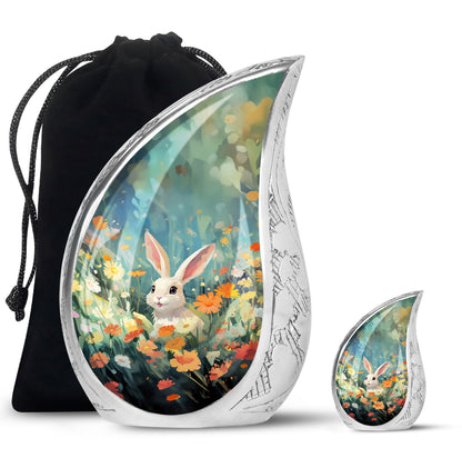 Colorful Personalized Pet Cremation Urn for Pet Ashes - 10-inch, 200 cu in - Yatskia