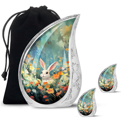 Colorful Personalized Pet Cremation Urn for Pet Ashes - 10-inch, 200 cu in - Yatskia
