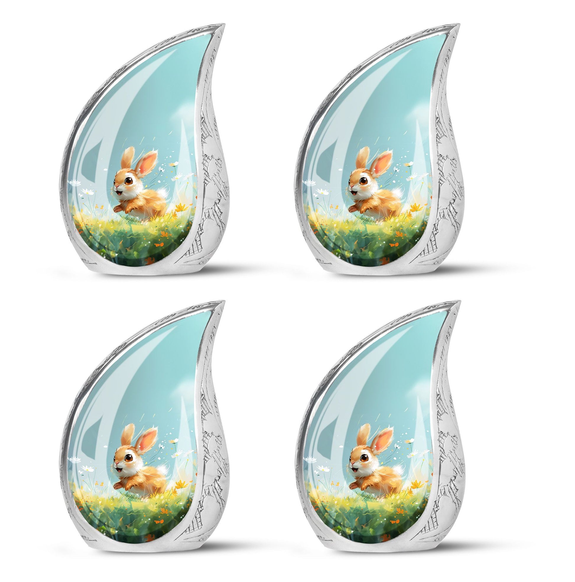 Baby Bunny Rabbit - Decorative Pet Memorial Keepsake For Beloved Animals