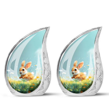 Personalized Pet Keepsake Urn for Pet Ashes - 10-inch, 200 cu in - Yatskia