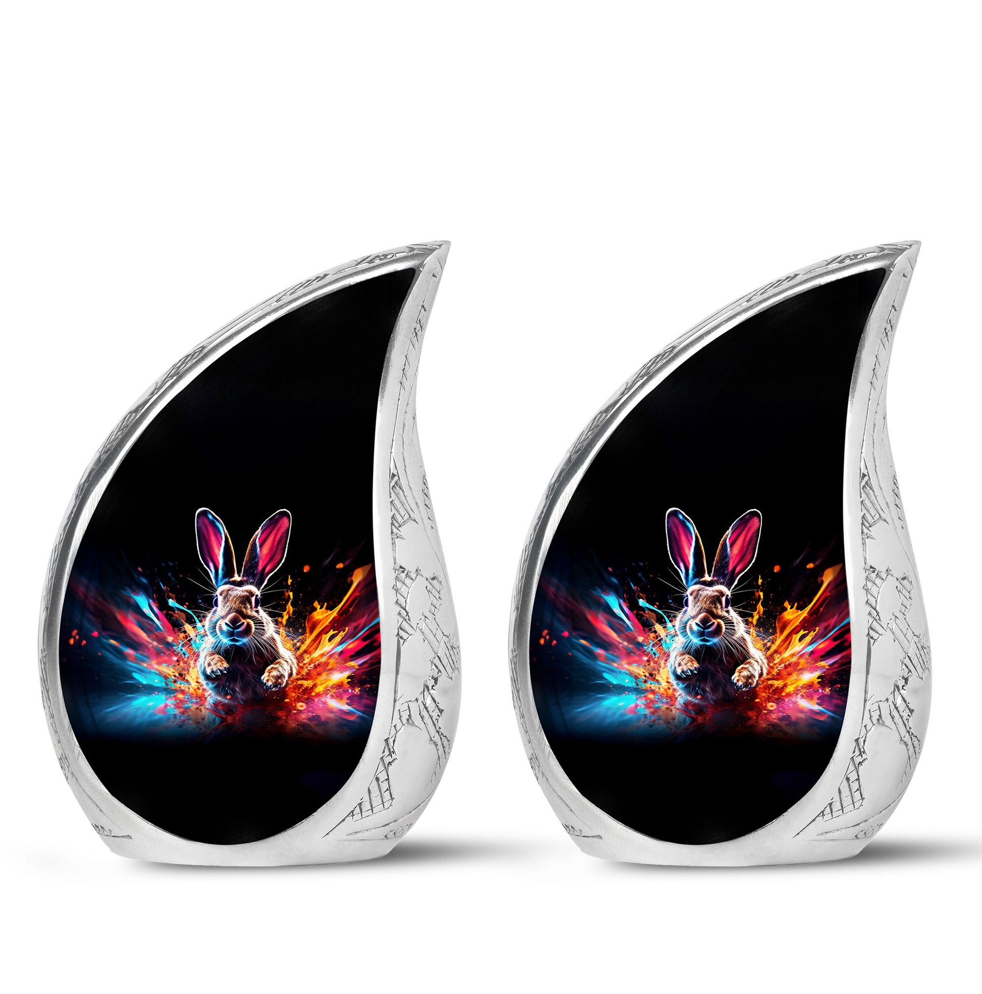 Rabbit Cremation Urn for Human Ashes - Bunny Memorial Urn for Adults