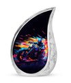 Racing Biker Urn for Human Ashes - Cremation Urns For Adults