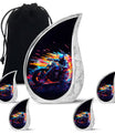 Neon-Colored Motorcycle - Urn For Human Ashes Adult Male