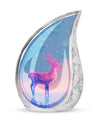 Winter Baby Deer Cremation Urn – Elegant Deer Design For Burial Ashes