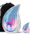 Winter Baby Deer Cremation Urn – Elegant Deer Design For Burial Ashes