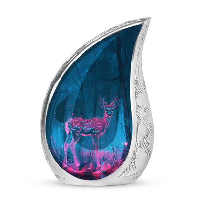 Personalized Deer Cremation Urn for Human Ashes - 10-inch, 200 cu in - Yatskia