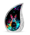 Colorful Rabbit Cremation Urn for Human Ashes - Urn for Mom and Dad