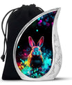 Colorful Rabbit Cremation Urn for Human Ashes - Urn for Mom and Dad