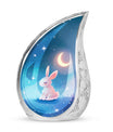 Moonlit Bunny Cremation Urns For Human Ashes - Rabbit Urn for Mom & Dad