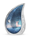 Night Bunny & Stars Urn - Urns For Human Ashes Women