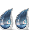 Night Bunny & Stars Urn - Urns For Human Ashes Women