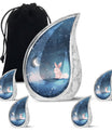 Night Bunny & Stars Urn - Urns For Human Ashes Women