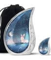 Night Bunny & Stars Urn - Urns For Human Ashes Women