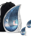 Night Bunny & Stars Urn - Urns For Human Ashes Women