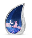 Bunny Night Moon Urn - Decorative Unique Urns For Ashes