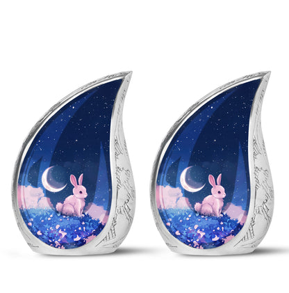 Personalized Galaxy Cremation Urn for Human Ashes - 10-inch, 200 cu in - Yatskia