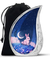 Bunny Night Moon Urn - Decorative Unique Urns For Ashes