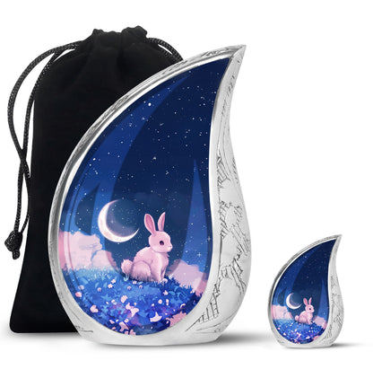 Personalized Galaxy Cremation Urn for Human Ashes - 10-inch, 200 cu in - Yatskia