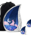 Bunny Night Moon Urn - Decorative Unique Urns For Ashes