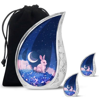Personalized Galaxy Cremation Urn for Human Ashes - 10-inch, 200 cu in - Yatskia