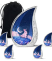 Bunny Night Moon Urn - Decorative Unique Urns For Ashes