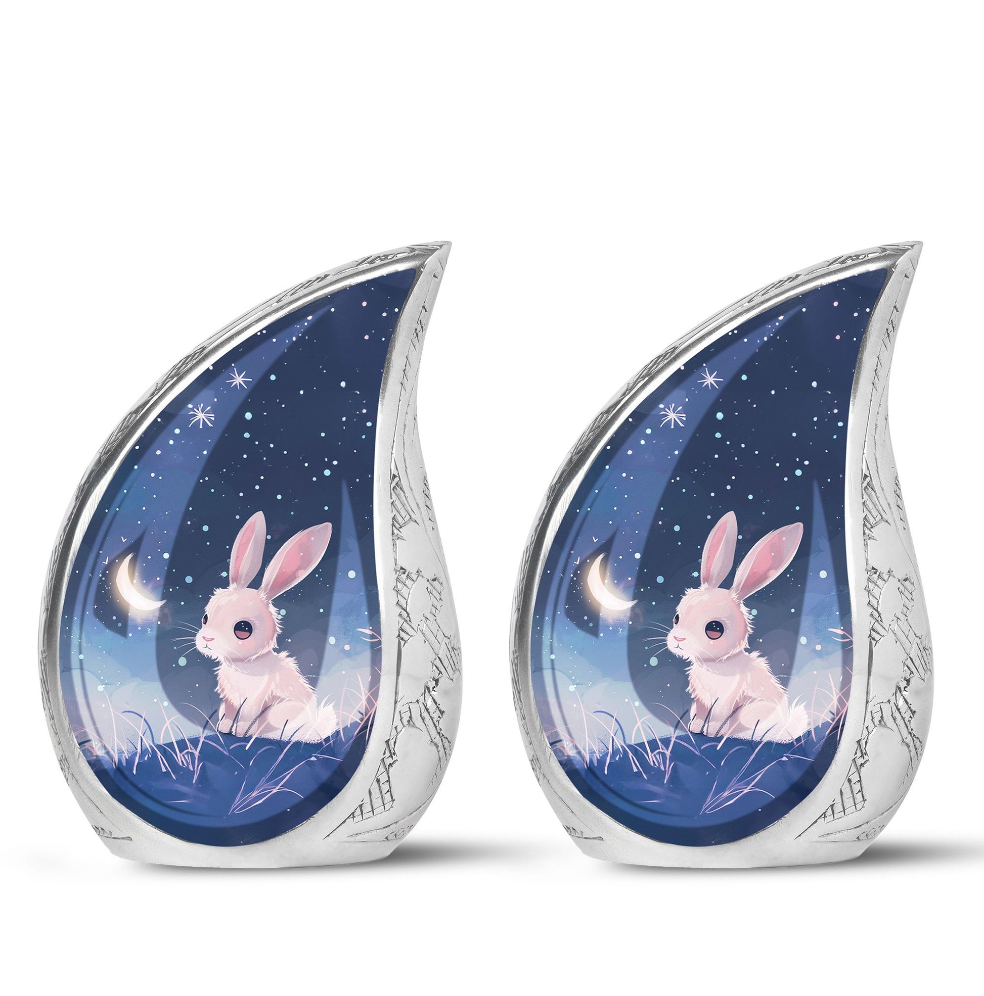 Night Bunny Cremation Urn - Pet Urns For Bunny Ashes