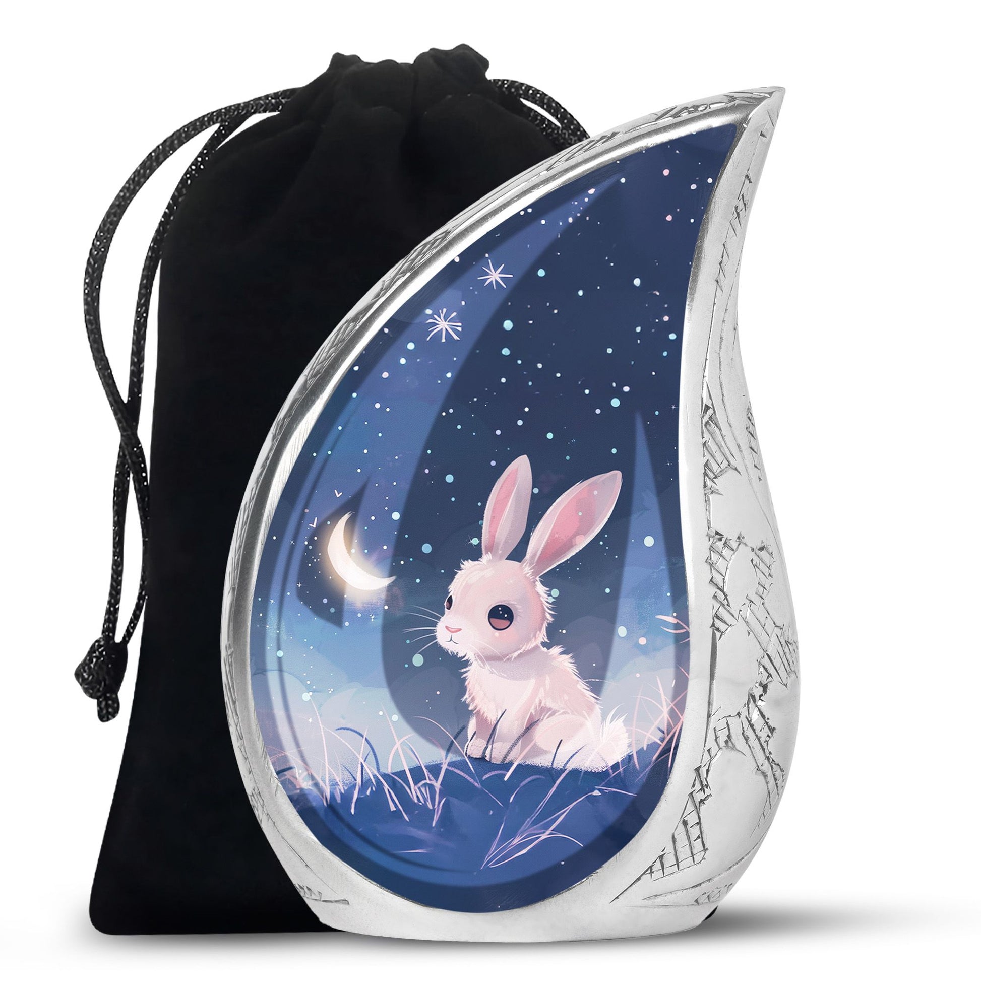 Night Bunny Cremation Urn - Pet Urns For Bunny Ashes