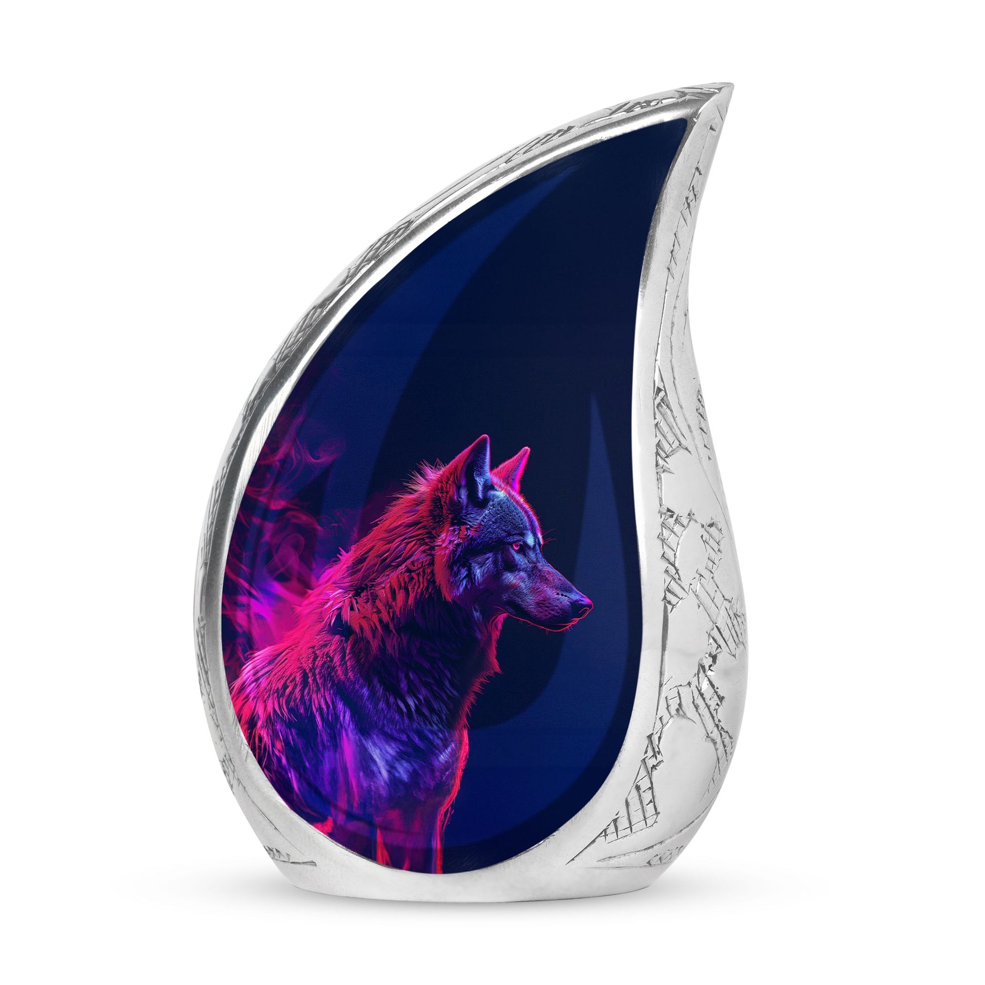 Wolf Cremation Urn - Wolf Urn For Human Ashes