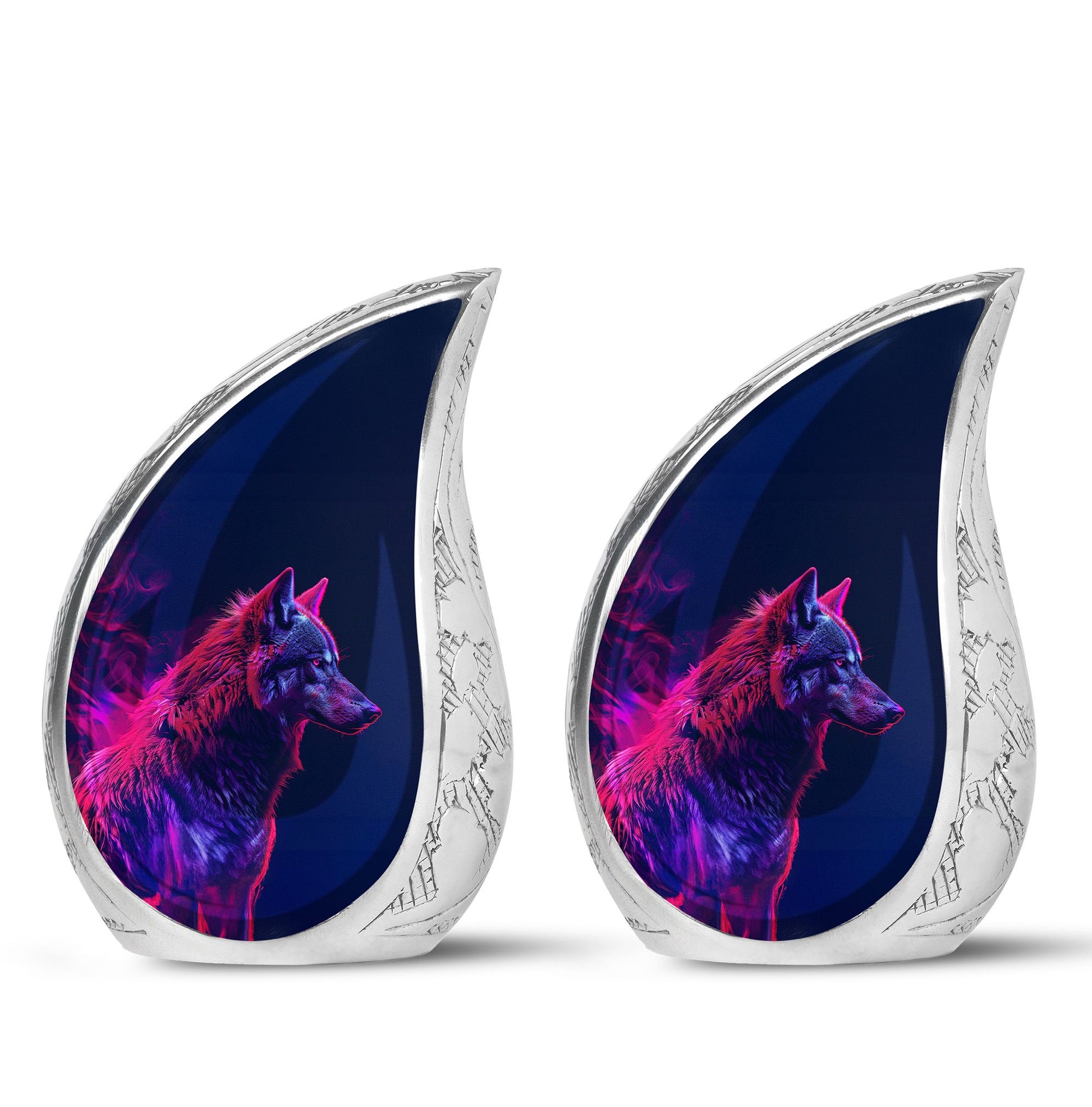 Wolf Cremation Urn - Wolf Urn For Human Ashes