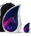 Wolf Cremation Urn - Wolf Urn For Human Ashes