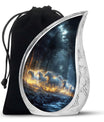 Galloping Horses Cremation Urn For Human Ashes - Urns For Adult Male