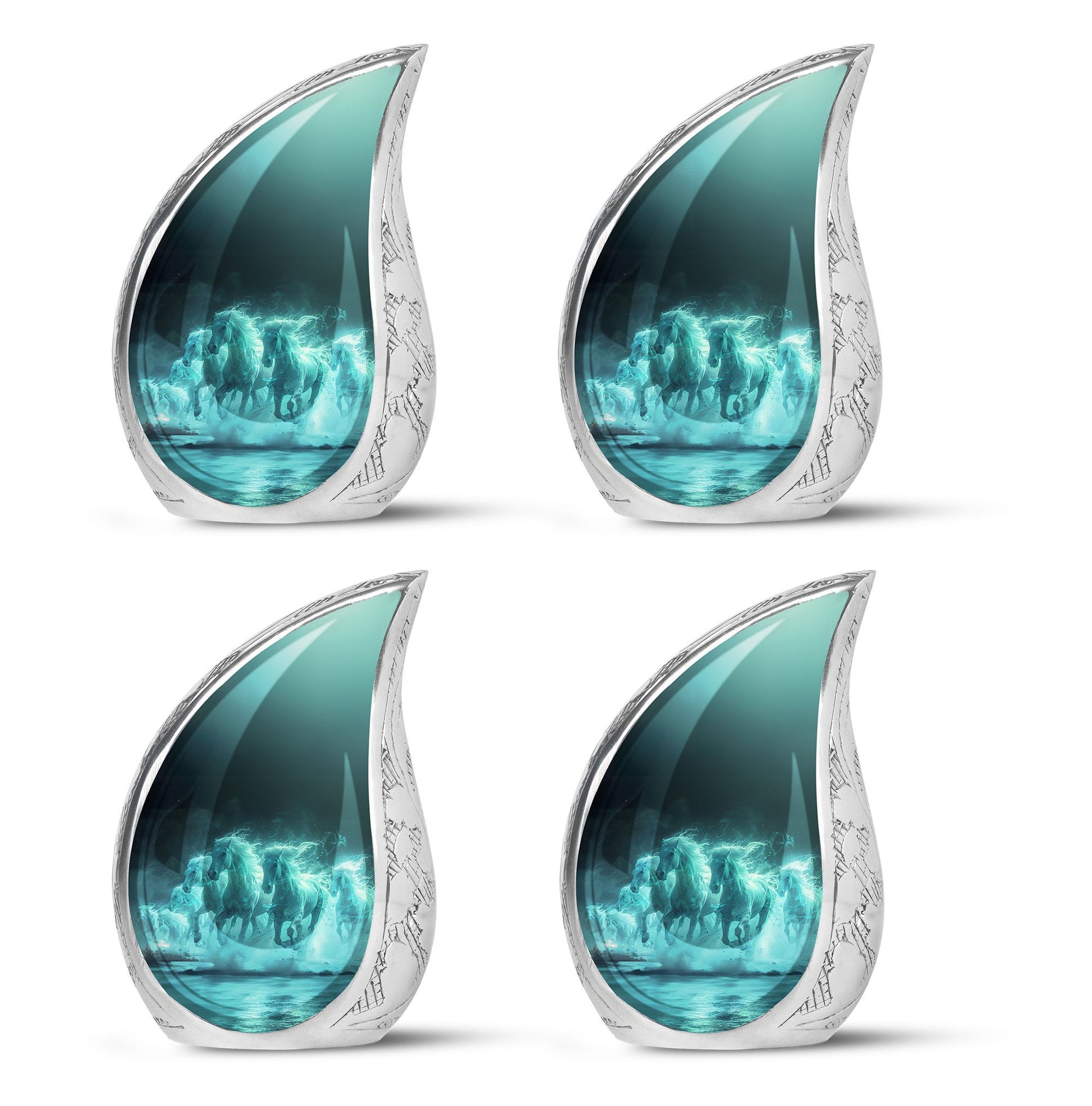 Mist Horses Cremation Urns For Human Ashes - Urn For Men & Women