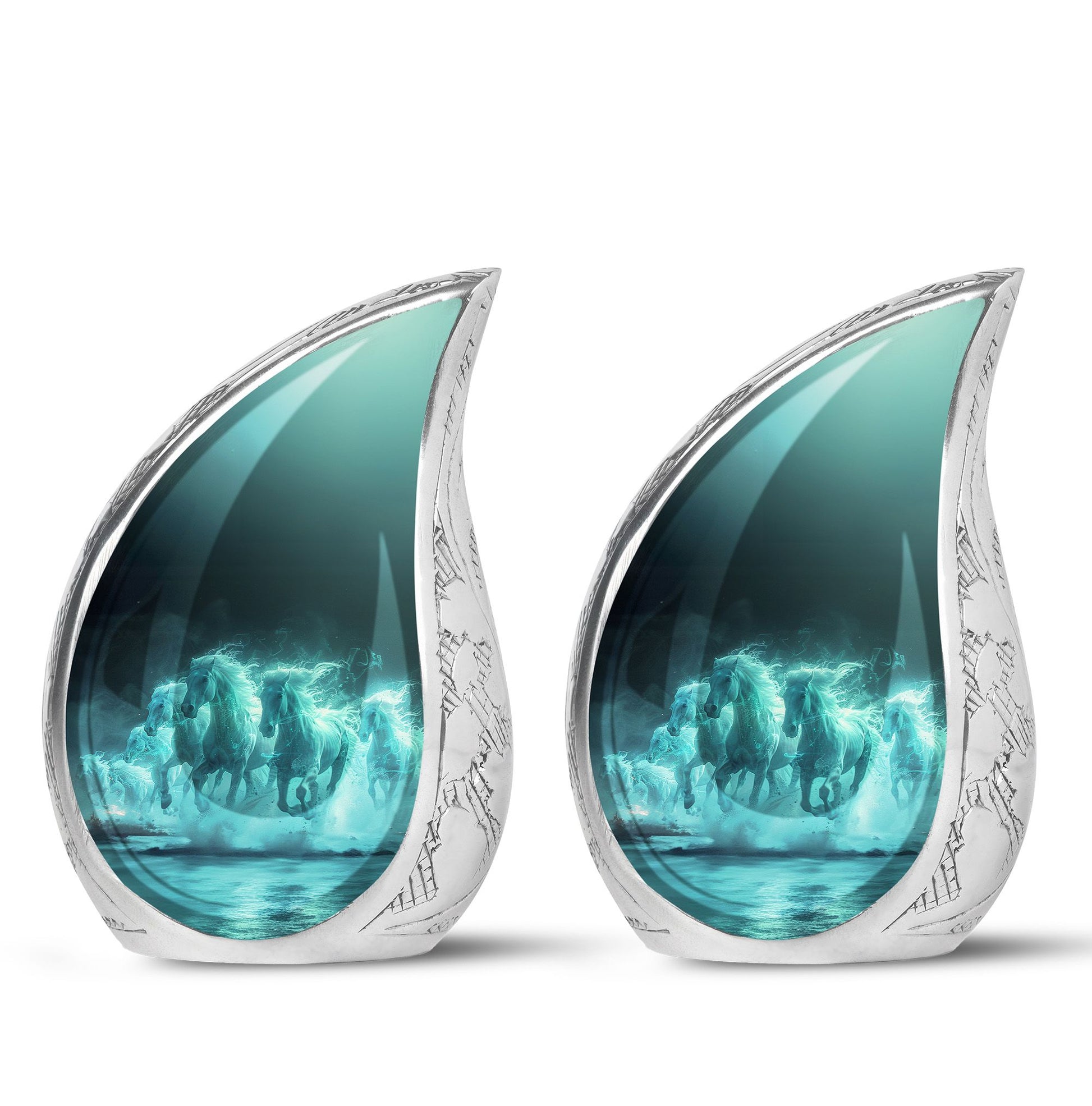 Mist Horses Cremation Urns For Human Ashes - Urn For Men & Women