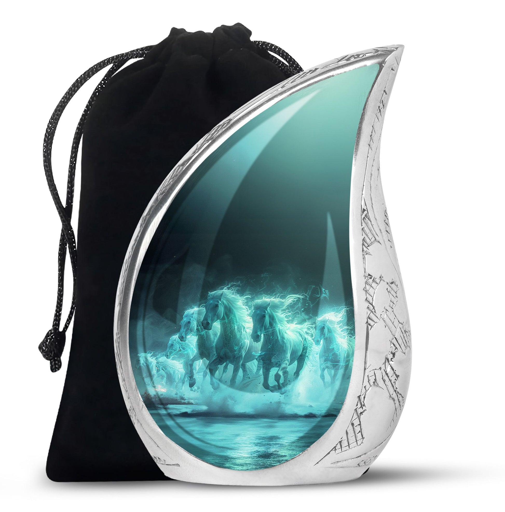 Mist Horses Cremation Urns For Human Ashes - Urn For Men & Women
