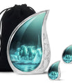 Mist Horses Cremation Urns For Human Ashes - Urn For Men & Women