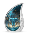 Blue Elephant Cremation Urn for Human Ashes - Cremation Urns For Adults